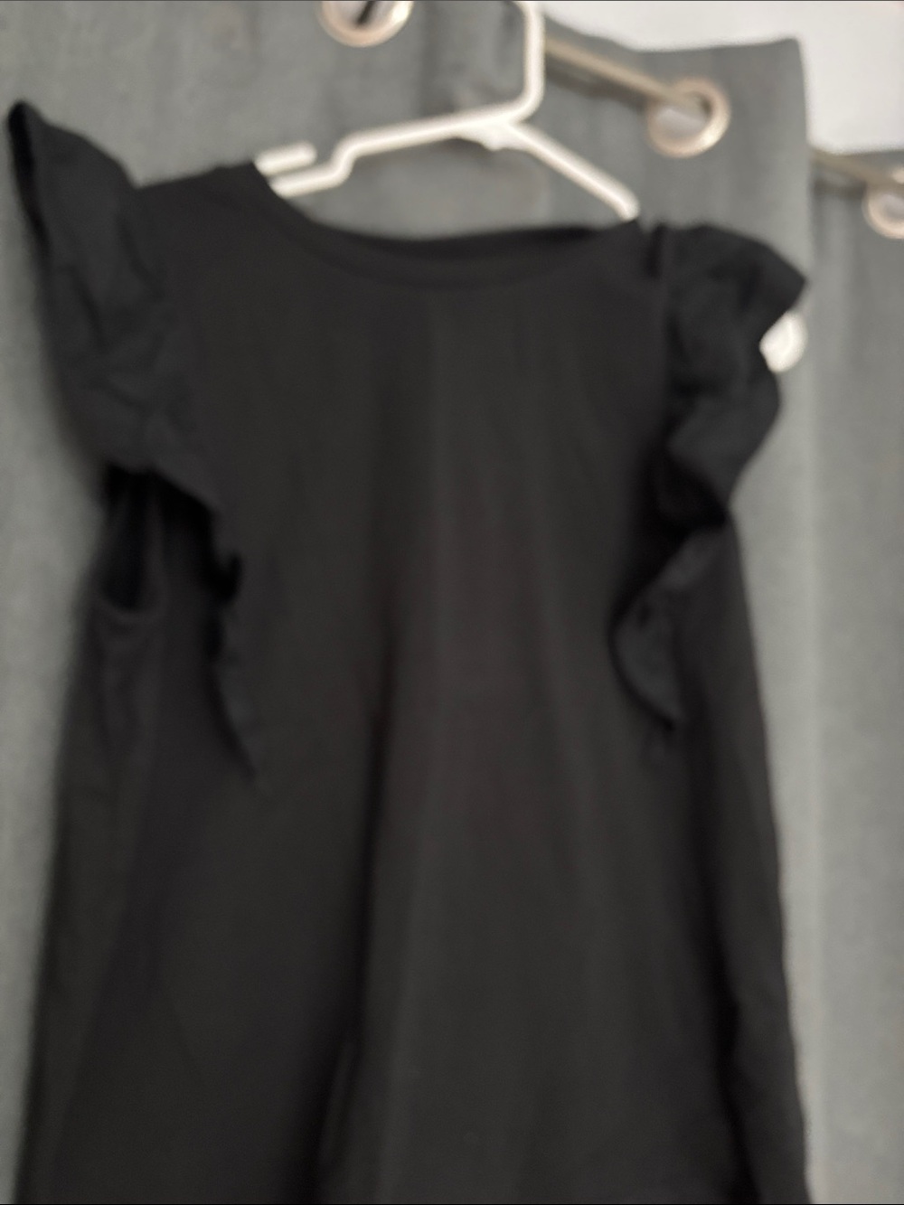 a new day Black Crewneck Top